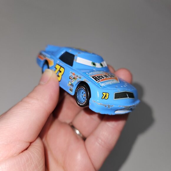 Disney Pixar Cars Misti Motorkrass Blue Diecast Vehicle Rev-N-Go 73 READ AS IS - Picture 12 of 12